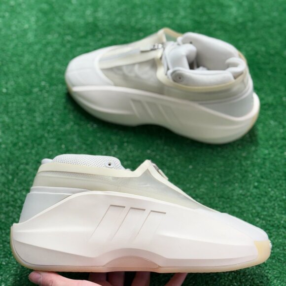 Adidas Crazy IIInfinity White Mens Basketball Shoes IH2663 NEW* Sz 9.5 - Picture 1 of 8